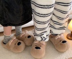 Bear Plush Indoor Slippers